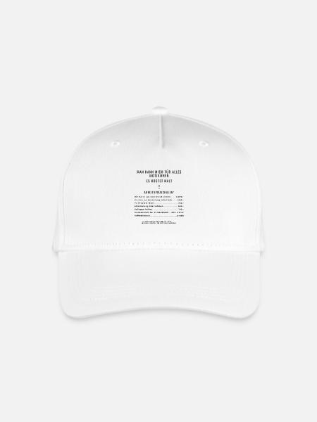 Motivation through lump sums - Organic Kids’ Baseball Cap - white