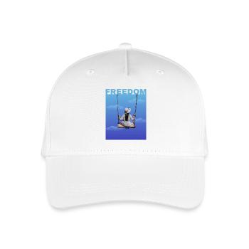 freedom - Organic Kids’ Baseball Cap - white - Front
