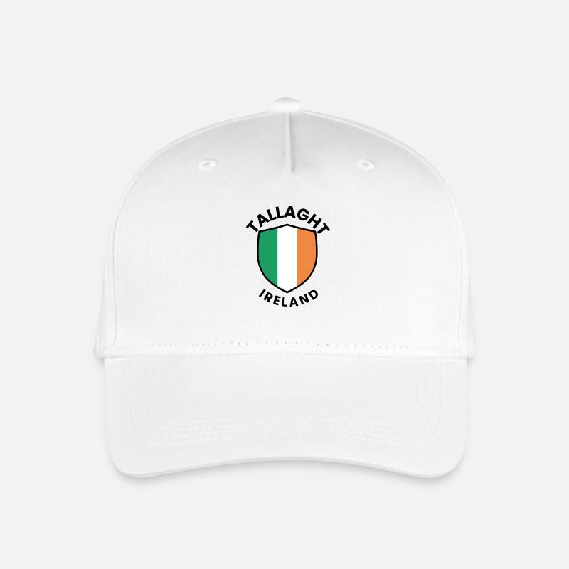 Tallaght Ireland Shield-Flagge - Kinder Bio Basecap - Weiß