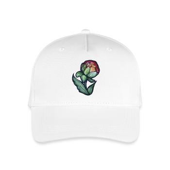 Floraison de pivoine aquarelle - Casquette de baseball bio Enfant - blanc - Devant