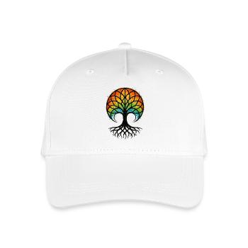 Tree of Life - Gaia - Nature - Organic Kids’ Baseball Cap - white - Front