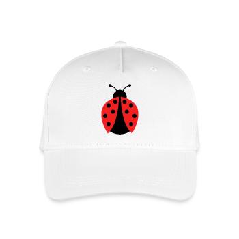 ladybug - Organic Kids’ Baseball Cap - white - Front