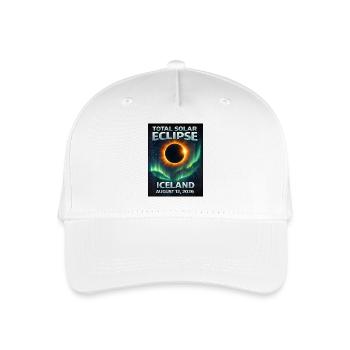 Éclipse solaire totale Islande 2026 Reykjavik - Casquette de baseball bio Enfant - blanc - Devant