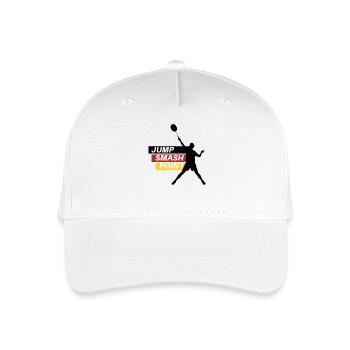 Sprung Smash Punkt - Kinder Bio Basecap - Weiß - Vorne