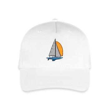 Autocollants NED7638 - Casquette de baseball bio Enfant - blanc - Devant