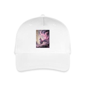 Les Feux Follets : Renard à Neuf Queues – Songe - Casquette de baseball bio Enfant - blanc - Devant