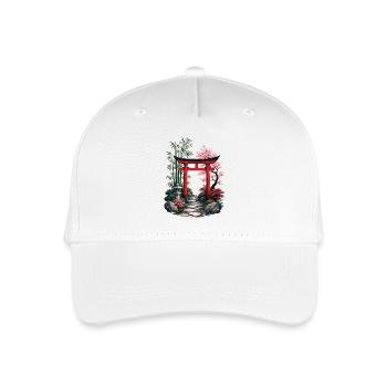 Chemin du Jardin Japonais - Casquette de baseball bio Enfant - blanc - Devant