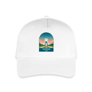 Tehran Iran Azadi Tower Vintage Travel Poster - Organic Kids’ Baseball Cap - white - Front