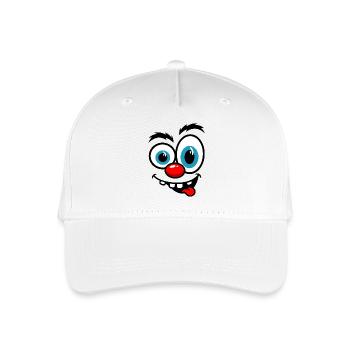 Caricature colorée du clown - Casquette de baseball bio Enfant - blanc - Devant