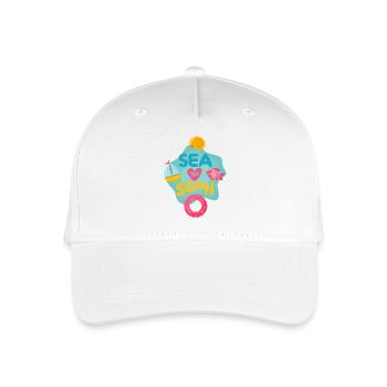 Mer Bientôt - Casquette de baseball bio Enfant - blanc - Devant