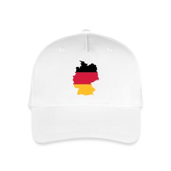 Deutschland - Kinder Bio Basecap - Weiß - Vorne