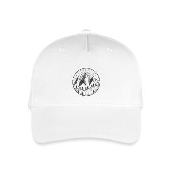 dessin montagne - Casquette de baseball bio Enfant - blanc - Devant