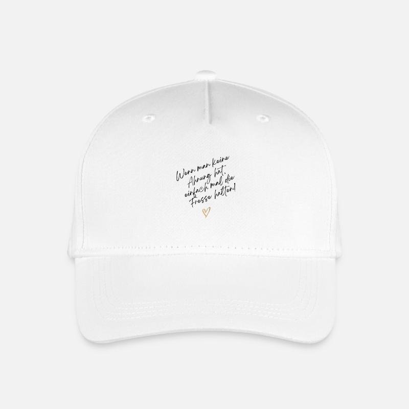 Wenn man keine Ahnung hat - Kinder Bio Basecap - Weiß