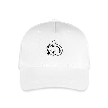 Eichhörnchen - Kinder Bio Basecap - Weiß - Vorne