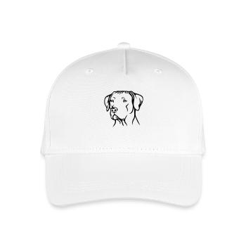 Rhodesian Ridgeback - Kinder Bio Basecap - Weiß - Vorne