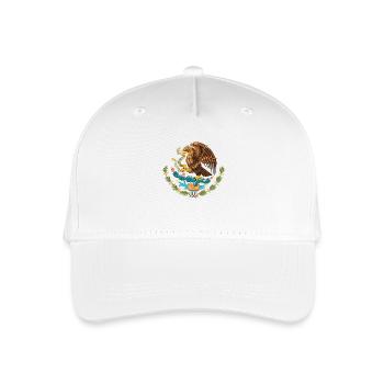National Coat of Arms of Mexico - Organic Kids’ Baseball Cap - white - Front