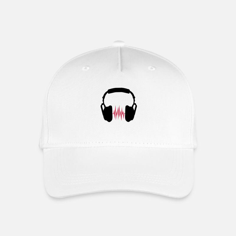 Kopfhörer - Kinder Bio Basecap - Weiß