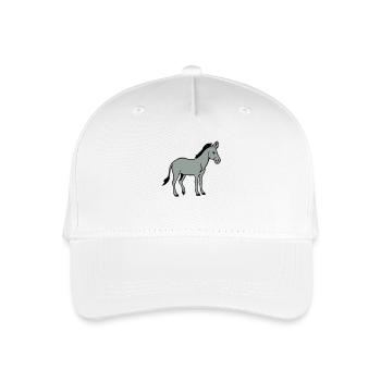 Ass - Organic Kids’ Baseball Cap - white - Front