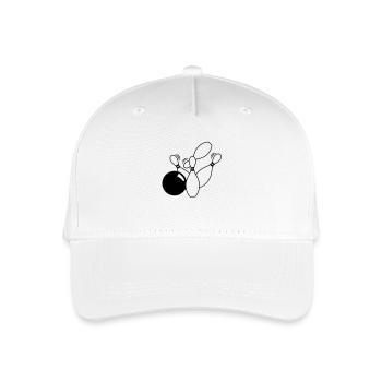 fliegende Kegel - Kinder Bio Basecap - Weiß - Vorne