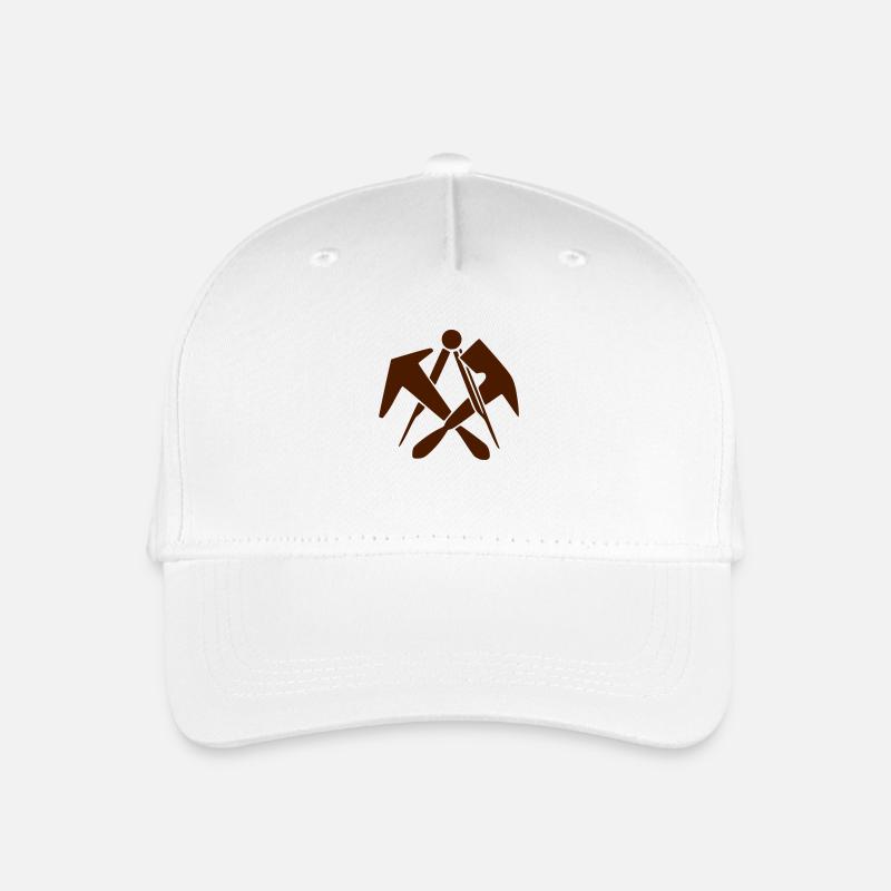 Dachdecker - Kinder Bio Basecap - Weiß