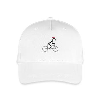 radfahrer - Kinder Bio Basecap - Weiß - Vorne