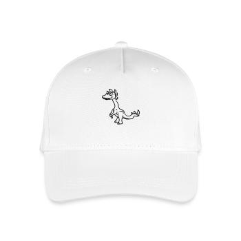 Gefährlicher Raptor fleischfresser Dino - Kinder Bio Basecap - Weiß - Vorne