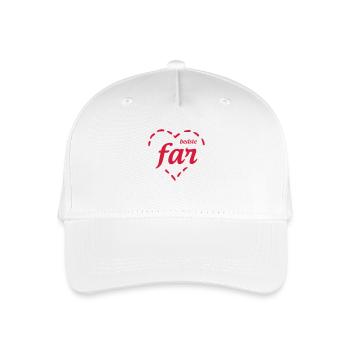 Far / fars dag / familj / Papa / pappa / bursdag - Organic Kids’ Baseball Cap - white - Front