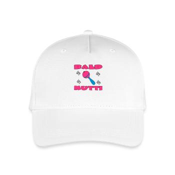 Bald mutti - Kinder Bio Basecap - Weiß - Vorne