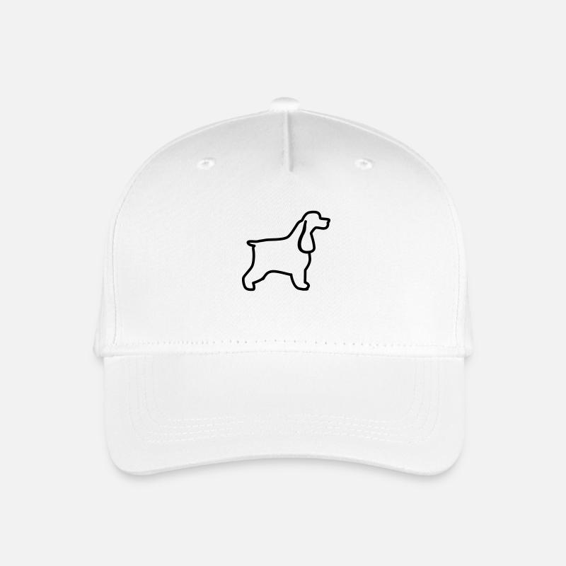 Plan cocker anglais - Casquette de baseball bio Enfant - blanc