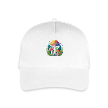 Fantasy-Pilz - Kinder Bio Basecap - Weiß - Vorne
