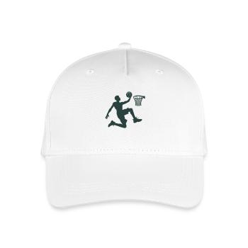Basketteur - Casquette de baseball bio Enfant - blanc - Devant