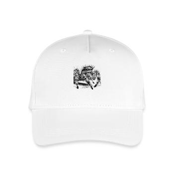Jumping spider - Organic Kids’ Baseball Cap - white - Front