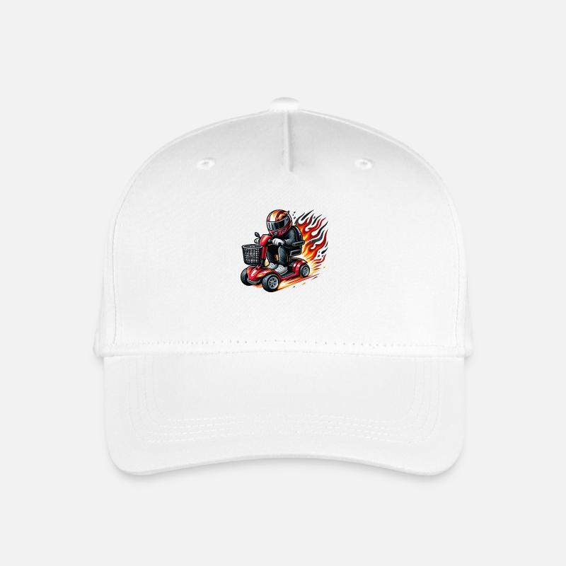 Race mobility scooter - Organic Kids’ Baseball Cap - white