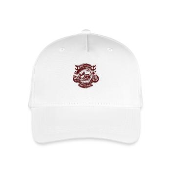 Crâne de hors-la-loi Gangs d’autoroutes Mort de motard - Casquette de baseball bio Enfant - blanc - Devant