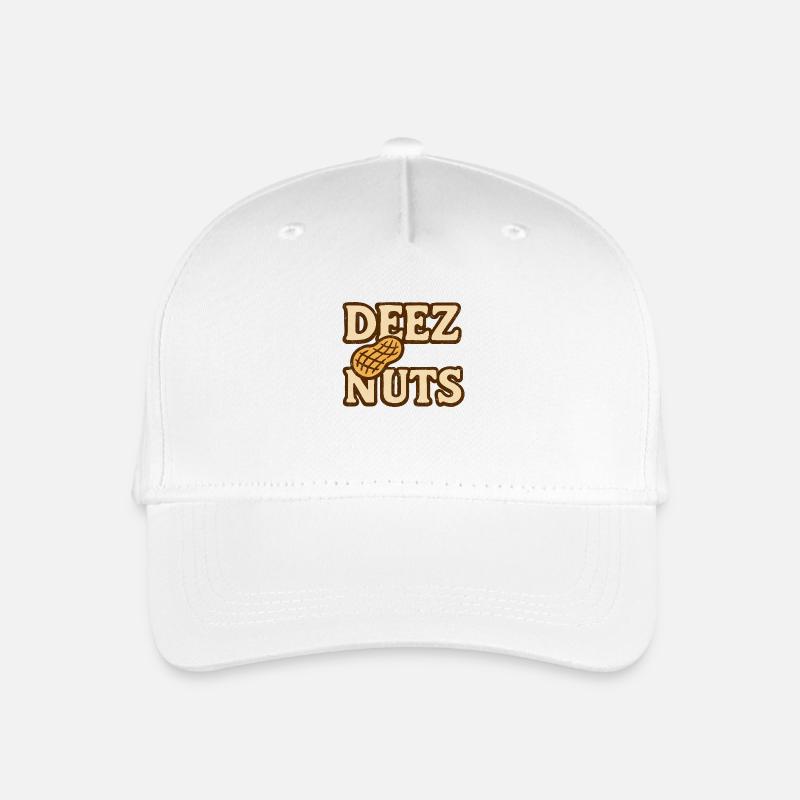 Deez Nuts - Weathered look - Organic Kids’ Baseball Cap - white
