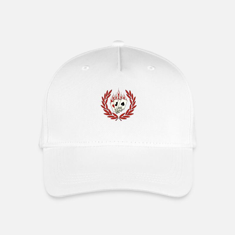 Poker number1 - Kinder Bio Basecap - Weiß