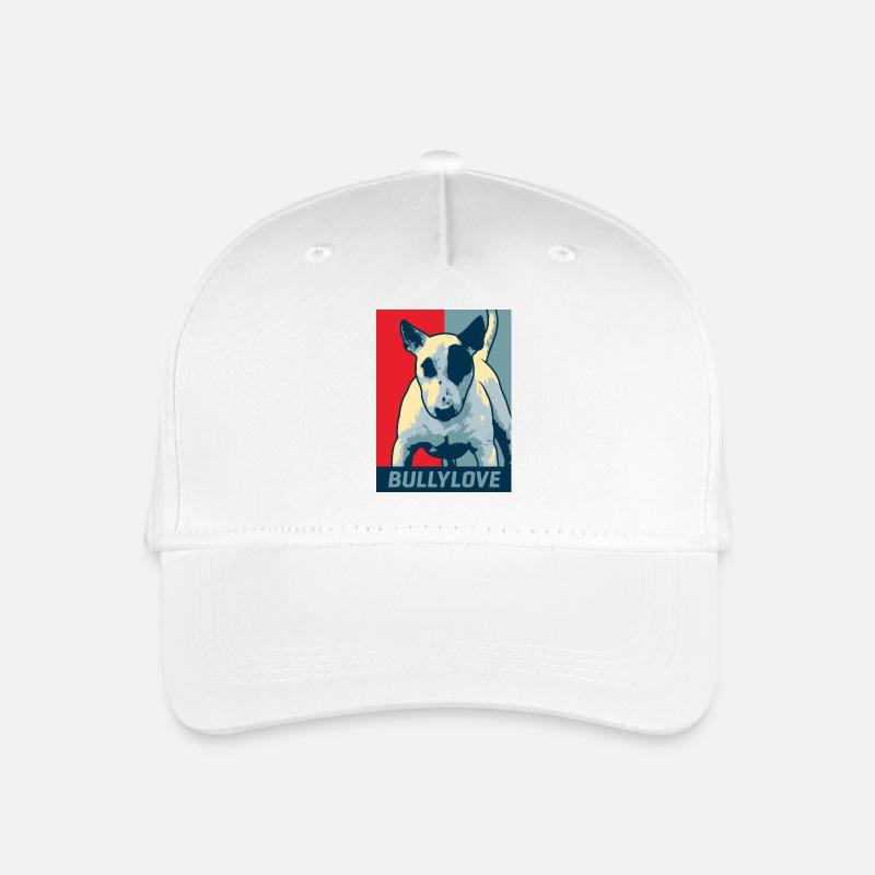 Bullterrier - Kinder Bio Basecap - Weiß