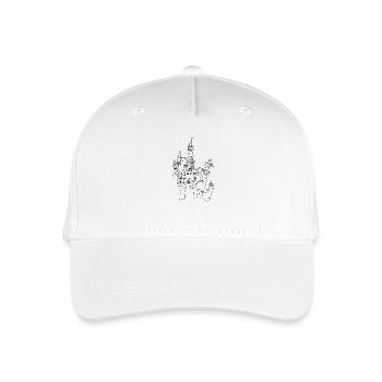 Neuschwanstein Castle - Organic Kids’ Baseball Cap - white - Front