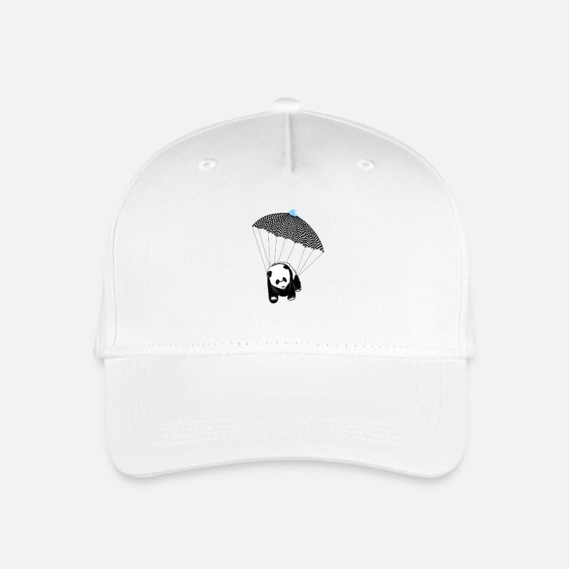 Pandabär - Kinder Bio Basecap - Weiß