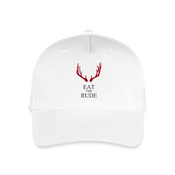 Hannibal - Eat the rude - Organic Kids’ Baseball Cap - white - Front