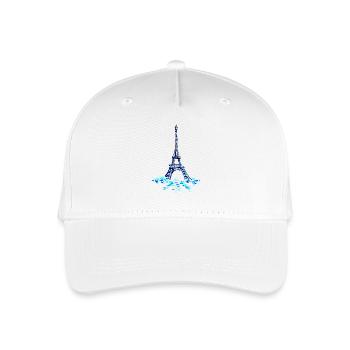 Eiffel tower - Organic Kids’ Baseball Cap - white - Front