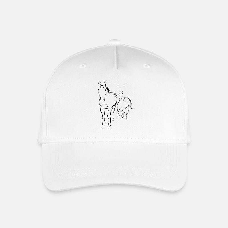 PFerde - Kinder Bio Basecap - Weiß