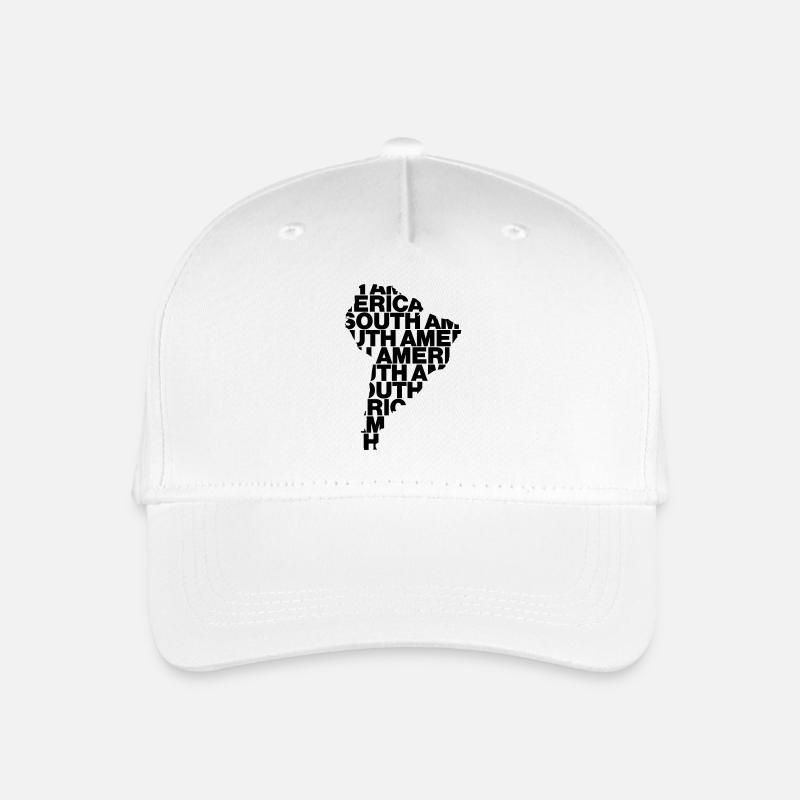 Südamerika - Kinder Bio Basecap - Weiß