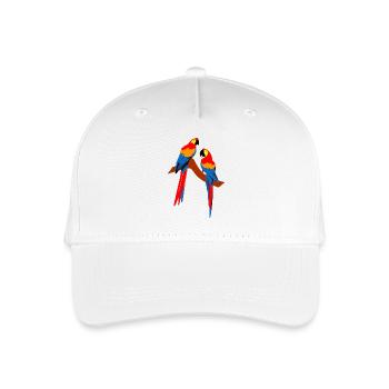 Papageie - Casquette de baseball bio Enfant - blanc - Devant