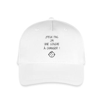 Nursery Nurse Kinderpflegerin Puéricultrice Baby - Organic Kids’ Baseball Cap - white - Front