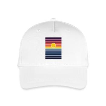 sunset - Organic Kids’ Baseball Cap - white - Front