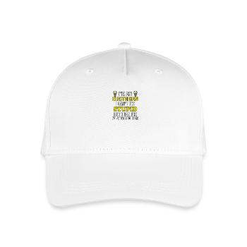 Electrician Cant Fix Stupid - Organic Kids’ Baseball Cap - white - Front