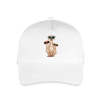 cool suricate groupe avec des lunettes de soleil - Casquette de baseball bio Enfant - blanc - Devant