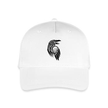 Viking Raven - Kinder Bio Basecap - Weiß - Vorne