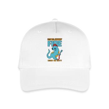 Dino Fire Brigade - Organic Kids’ Baseball Cap - white - Front